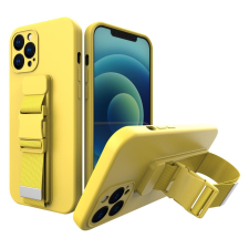 Hurtel Kötél tok Gel TPU légzsák telefontok iPhone 12 Pro Sárga tok és táska