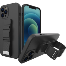 Hurtel Kötél Tok Gel Tpu Légzsák Telefontok Samsung Galaxy A42 5G Fekete (9145576218532) tok és táska