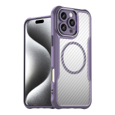 Hurtel Leading Series MagSafe-kompatibilis tok iPhone 16 Pro - lila tok és táska