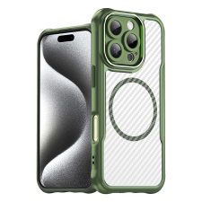 Hurtel Leading Series MagSafe-kompatibilis tok iPhone 16 Pro Max - zöld tok és táska