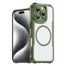 Hurtel Leading Series MagSafe-kompatibilis tok iPhone 16 Pro - zöld tok és táska