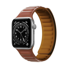 Hurtel Mágneses csereszíj Apple Watch 7/8 45mm barna okosóra kellék
