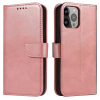Hurtel Magnet tok elegáns flipes kihajtható tok kitámasztóval iPhone 13 Pro Max pink