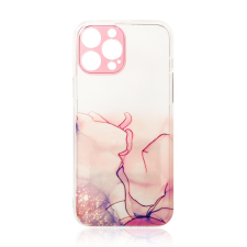 Hurtel Marble tok iPhone 12 Pro zselés Marble rózsaszínű tok és táska