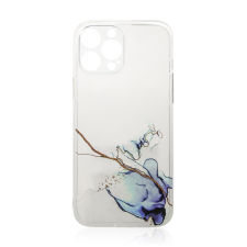 Hurtel Marble tok Samsung Galaxy A12 5G gél tok Marble kék tok és táska