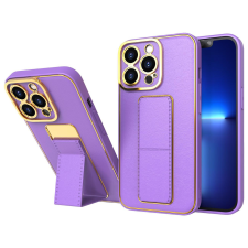 Hurtel New Kickstand tok iPhone 12 iPhone 12 lila állvánnyal tok és táska