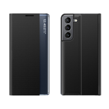 Hurtel New Sleep Case Samsung Galaxy A54 5G flipes tok állvánnyal fekete tok és táska