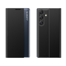 Hurtel New Sleep kinyitható tok Samsung Galaxy S25 Plus - fekete tok és táska