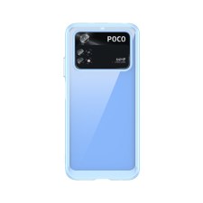 Hurtel Outer Space tok Xiaomi Poco M4 Pro tok rugalmas kerettel kék tok és táska