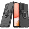 Hurtel Ring Armor Tok Kitámasztható Kemény Tok Samsung Galaxy A72 5G Fekete (9111201925403)