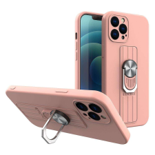 Hurtel Ring tok szilikon tok iPhone 13 pro rózsaszínre tok és táska