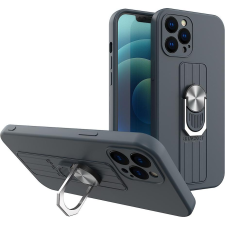 Hurtel Ring Tok Szilikon Tok Samsung Galaxy A32 4G Sötétkék (9145576216385) tok és táska