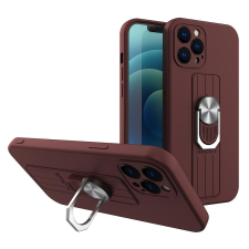 Hurtel Ring tok szilikon tok Samsung Galaxy A32 5G barna tok és táska