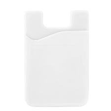Hurtel Self-adhesive card case for the back of the phone - white tok és táska