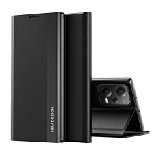 Hurtel Sleep Case Pro tok XIAOMI Redmi Note 12 5G / Poco X5 5G flipes állvánnyal fekete tok és táska