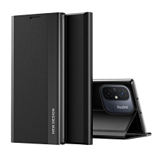 Hurtel Sleep Case Pro tok XIAOMI Redmi Note 12 Pro / Poco X5 Pro 5G, flipes állvánnyal fekete tok és táska