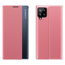 Hurtel SLEEP tok flipes kihajtható Smart Window tok Samsung Galaxy A22 4G rózsaszín tok és táska