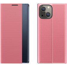 Hurtel Sleep Tok Flipes Kihajtható Tok Smart Window iPhone 13 Mini Rózsaszín (9145576231012) tok és táska