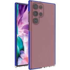 Hurtel Spring Case Gél Tok Színes Samsung Galaxy S22 Ultra Dark Kék (187731907) tok és táska