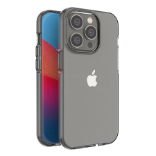 Hurtel Spring Case tok iPhone 14 Pro szilikon tok kerettel fekete tok és táska