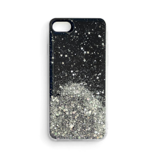 Hurtel Star Glitter ragyogó telefontok iPhone 13 Pro max fekete tok és táska