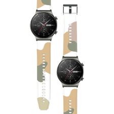 Hurtel Strap Moro Csereszíj Huawei Watch GT2 Pro csereszíj Camo fekete (7) tok okosóra kellék