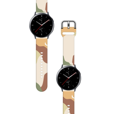 Hurtel Strap Moro okosóra csereszíj Samsung Galaxy Watch 42mm csereszíj Camo fekete (16) tok okosóra kellék