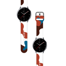 Hurtel Strap Moro okosóra csereszíj Samsung Galaxy Watch 42mm csereszíj camo fekete (8) tok okosóra kellék