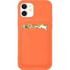 Hurtel Szilikon Tok Bankkártyatartóval iPhone 11 Pro Orange (9145576227701) tok és táska