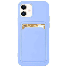 Hurtel Szilikon tok bankkártyatartóval Samsung Galaxy A22 4G lila tok és táska