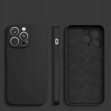 Hurtel Szilikon Tok Samsung Galaxy A55 - Fekete (5907769360503) tok és táska