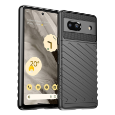 Hurtel Thunder Case Google Pixel 7a szilikon Armor tok fekete tok és táska