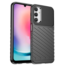 Hurtel Thunder Case tok Samsung Galaxy A24 4G szilikon armor tok fekete tok és táska