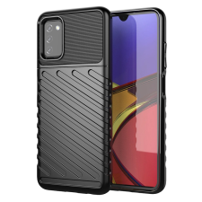 Hurtel Thunder tok Rugalmas ütésálló tok TPU tok Samsung Galaxy A03s fekete tok és táska