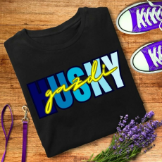  Husky gazdi férfi póló