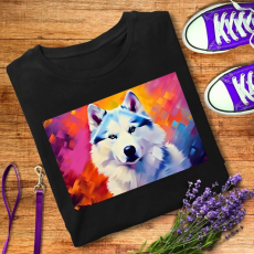  Husky női póló