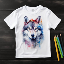  Husky póló (Gyerek)(Színes) gyerek póló