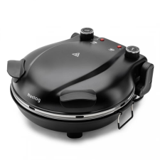 Huslog AK-1748 PIZZA OVEN 1200W Pizza sütő Fekete pizzasütő