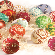 Húsvét Eggs & Hay szalvéta 20 db-os 33x33 cm party kellék