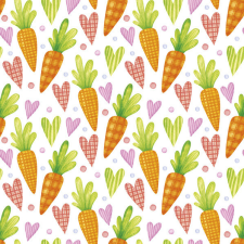 Húsvét Sweet Carrots szalvéta 20 db-os 33x33 cm party kellék