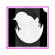  Húsvéti csirke (csss0436) csillámtetoválás