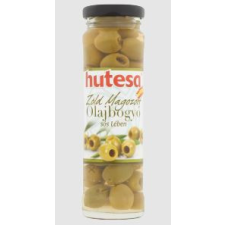  HUTESA Olajbogyó - zöld, magozott üveges 140g/60g konzerv