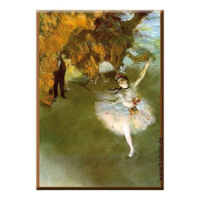 Hűtőmágnes 8x5,4x0,3cm,Degas:The Star ajándéktárgy