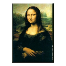 Hűtőmágnes 8x5,4x0,3cm,Leonardo Da Vinci:Mona lisa ajándéktárgy