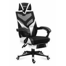 HUZARO Combat 5.0 Gamer szék - Fekete/Fehér (HZ-COMBAT 5.0 WHITE) forgószék