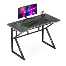 HUZARO Hero 1.6 Gamer asztal - Fekete (HZ-HERO 1.6 BLACK) bútor