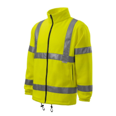  HV Fleece Jacket polár unisex fluoreszkáló sárga XL