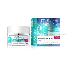 HYALURON CLINIC 50+ Arckontúr formáló Lifting arckrém, 50 ml- EVELINE arckrém