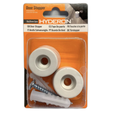 HYDERON Ajtóütköző Gumi 35*25Mm Csavarral Fehér 2Db/Cs Hyderon bútor