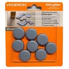 HYDERON Bútorcsúsztató Műanyag Öntapadó 25Mm 8Db/Cs Hyderon bútor